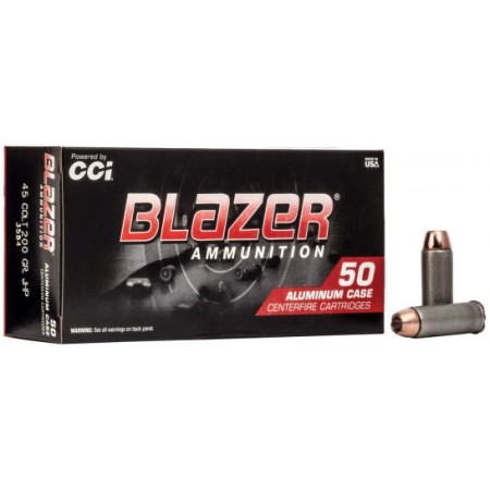 CCI Blazer 200 gr Jacketed Hollow Point .45 Colt Ammo, 50/box - 3584