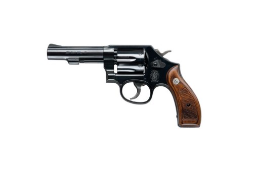 Smith & Wesson Model 10 .38 Special +P 4" Revolver, Wood Grip - 150786