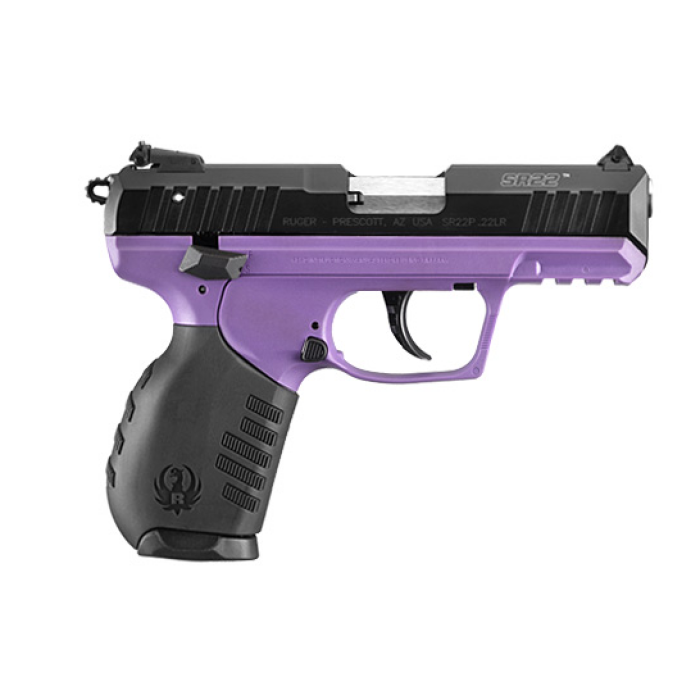 Ruger SR22 .22 LR Pistol, Purple - 3606