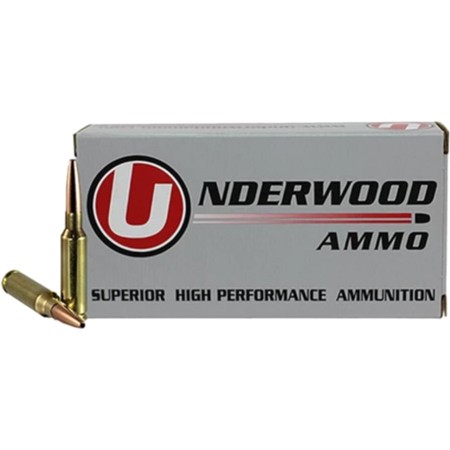 Underwood Ammo 6.5 Creedmoor 140 Grain Hollowpoint Boat Tail Nickel Plated Brass Cased Rifle Ammo, 20 Rounds, 858