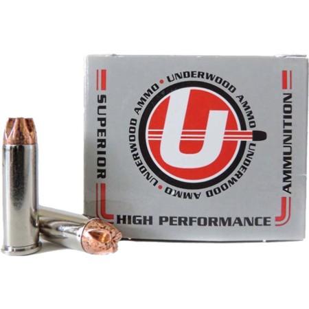 Underwood Ammo .357 Magnum 120 Grain Solid Monolithic Nickel Plated Brass Cased Pistol Ammo, 20 Rounds, 913