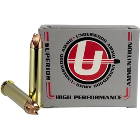 Underwood Ammo .45-70 Government +P 225 Grain Solid Monolithic Nickel Plated Brass Cased Rifle Ammo, 20 Rounds, 906