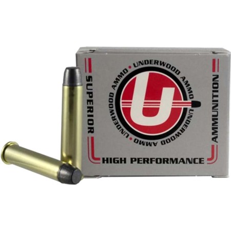 Underwood Ammo .45-70 Government +P 430 Grain Coated Hard Cast Nickel Plated Brass Cased Rifle Ammo, 20 Rounds, 751