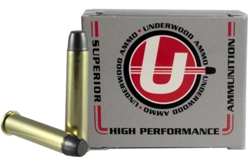 Underwood Ammo .45-70 Government +P 430 Grain Coated Hard Cast Nickel Plated Brass Cased Rifle Ammo, 20 Rounds, 751