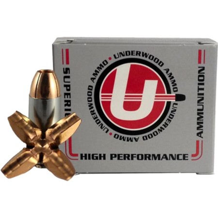 Underwood Ammo .45 ACP 174 Grain Solid Monolithic Nickel Plated Brass Cased Pistol Ammo, 20 Rounds, 350