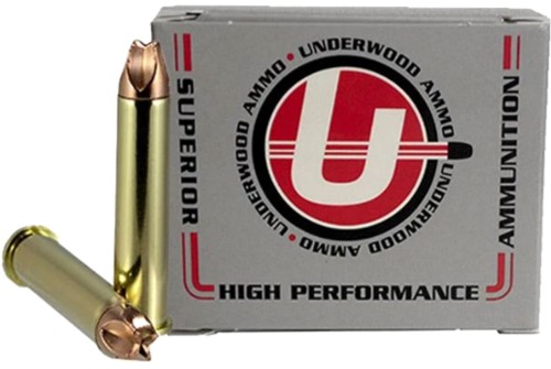 Underwood Ammo .45-70 Government 325 Grain Solid Monolithic Nickel Plated Brass Cased Rifle Ammo, 20 Rounds, 907