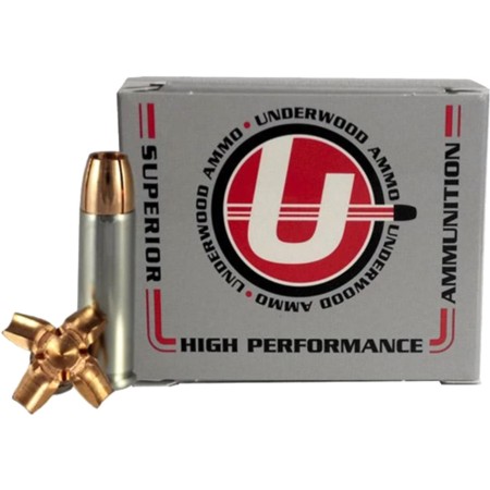 Underwood Ammo .38 Special 100 Grain Maximum Expansion Solid Monolithic Nickel Plated Brass Cased Pistol Ammo, 20 Rounds, 157