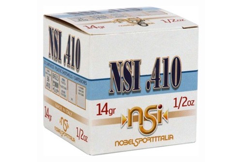 Nobelsport Ammo .410 2.5" - 1240fps. 1/2oz. #7.5 25-pack