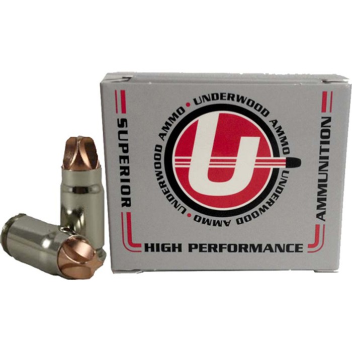 Underwood Ammo .357 Sig 65 Grain Solid Monolithic Nickel Plated Brass Cased Pistol Ammo, 20 Rounds, 855