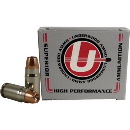 Underwood Ammo .357 Sig 125 Grain Bonded Jacketed Hollow Point Nickel Plated Brass Cased Pistol Ammo, 20 Rounds, 149