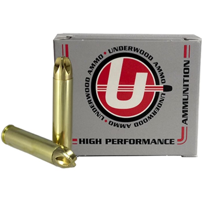 Underwood Ammo .45 Raptor 245 Grain Solid Monolithic Nickel Plated Brass Cased Rifle Ammo, 20 Rounds, 911