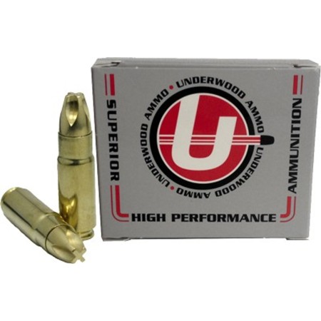 Underwood Ammo .458 SOCOM 302 Grain Solid Monolithic Brass Cased Rifle Ammo, 20 Rounds, 411