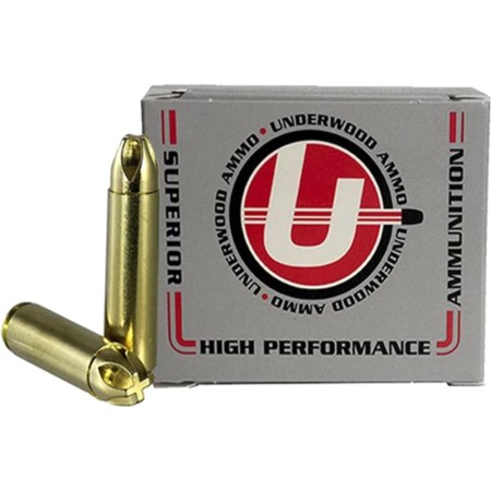 Underwood Ammo .450 Bushmaster 245 Grain Solid Monolithic Nickel Plated Brass Cased Rifle Ammo, 20 Rounds, 860