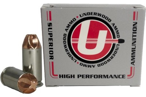 Underwood Ammo .40 S&W 115 Grain Xtreme Defender Solid Monolithic Nickel Plated Brass Cased Pistol Ammo, 20 Rounds, 811