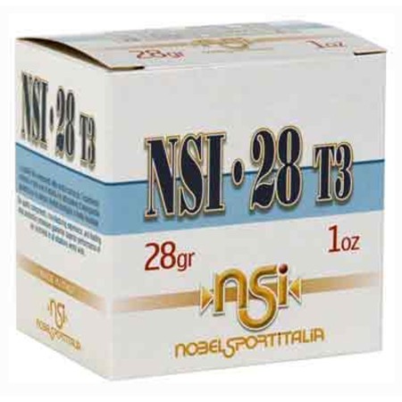 Nobelsport Ammo 28ga. 2.75" - 1205fps. 1oz. #7.5 25-pack