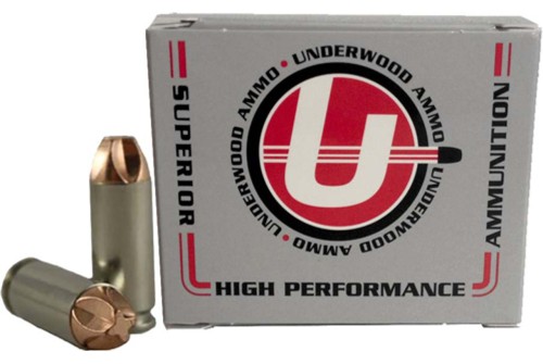 Underwood Ammo 10mm Auto 100 Grain Solid Monolithic Nickel Plated Brass Cased Pistol Ammo, 20 Rounds, 861