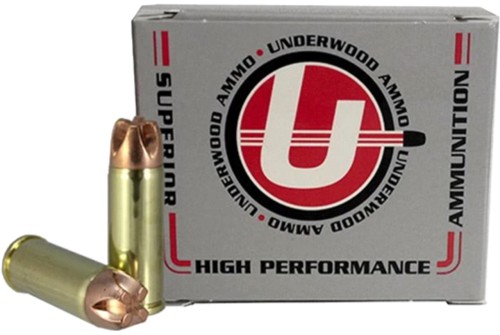 Underwood Ammo .475 Linebaugh 300 Grain Solid Monolithic Brass Cased Pistol Ammo, 20 Rounds, 651