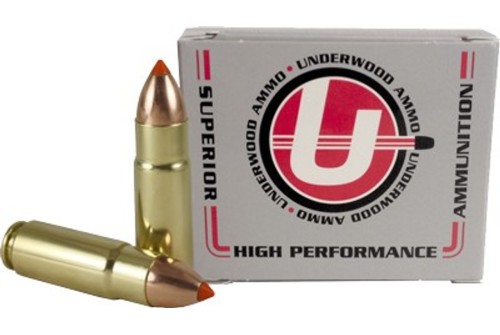 Underwood Ammo .458 SOCOM 300 Grain Spitzer Brass Cased Rifle Ammo, 20 Rounds, 415