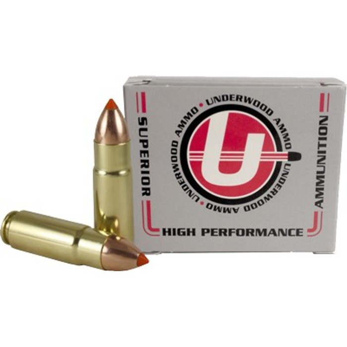 Underwood Ammo .458 SOCOM 300 Grain Spitzer Brass Cased Rifle Ammo, 20 Rounds, 415