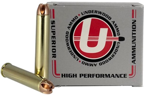 Underwood Ammo .444 Marlin 220 Grain Solid Monolithic Nickel Plated Brass Cased Rifle Ammo, 20 Rounds, 554