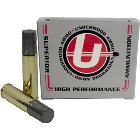 Underwood Ammo .500 S&W Magnum 700 Grain Coated Hard Cast Nickel Plated Brass Cased Pistol Ammo, 20 Rounds, 741