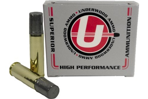 Underwood Ammo .500 S&W Magnum 700 Grain Coated Hard Cast Nickel Plated Brass Cased Pistol Ammo, 20 Rounds, 741