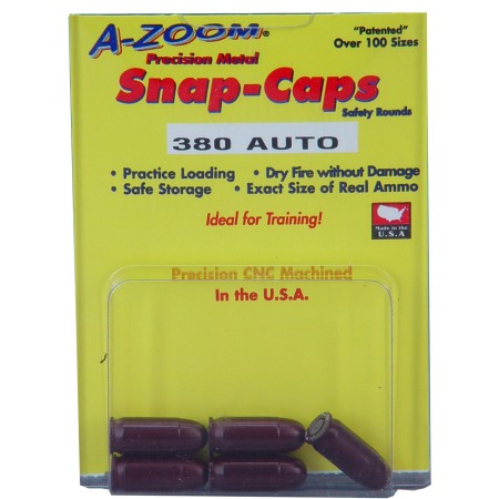 AZOOM SNAP CAPS 380ACP 5/PK UPC: 666692151132