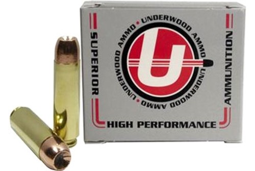 Underwood Ammo 50 Beowulf 300 Grain Jacketed Hollow Point Brass Cased Rifle Ammo, 20 Rounds, 516