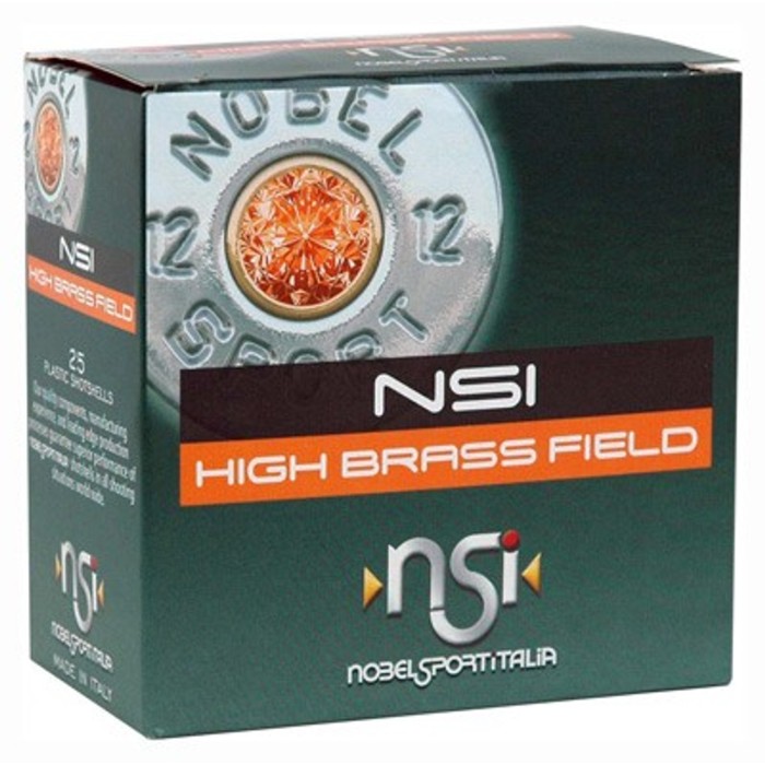 Nobel Sport High Brass Field 12 GA, 2-3/4in. 1-1/4oz. #5 Shot - 25 Rounds [MPN: 9471235]