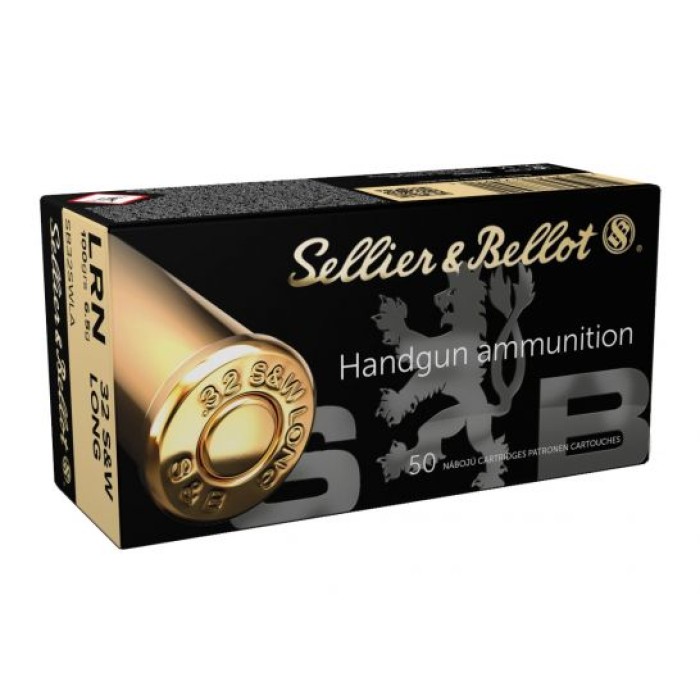 Sellier & Bellot 32 S&W Long 100gr LRN Ammunition 50rds - SB32SWLA