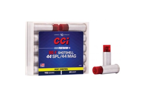 CCI BIG 4 110 gr Shotshell #4 Shot .44 Spl Ammo, 10/box - 3718CC