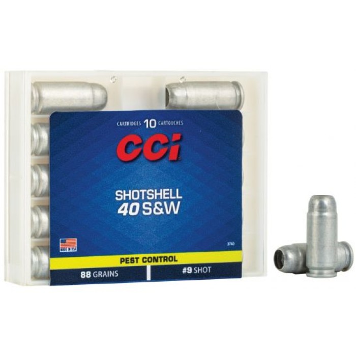 CCI 88 gr #9 Shotshell .40 S&W Ammunition 10 Rounds - 3740