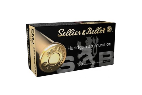 Sellier & Bellot 357 Magnum 158gr FMJ Ammunition 50rds - SB357A