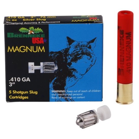 Brenneke USA Magnum 410 Gauge 3" Shotgun Slug, 5/box - SL-4103M