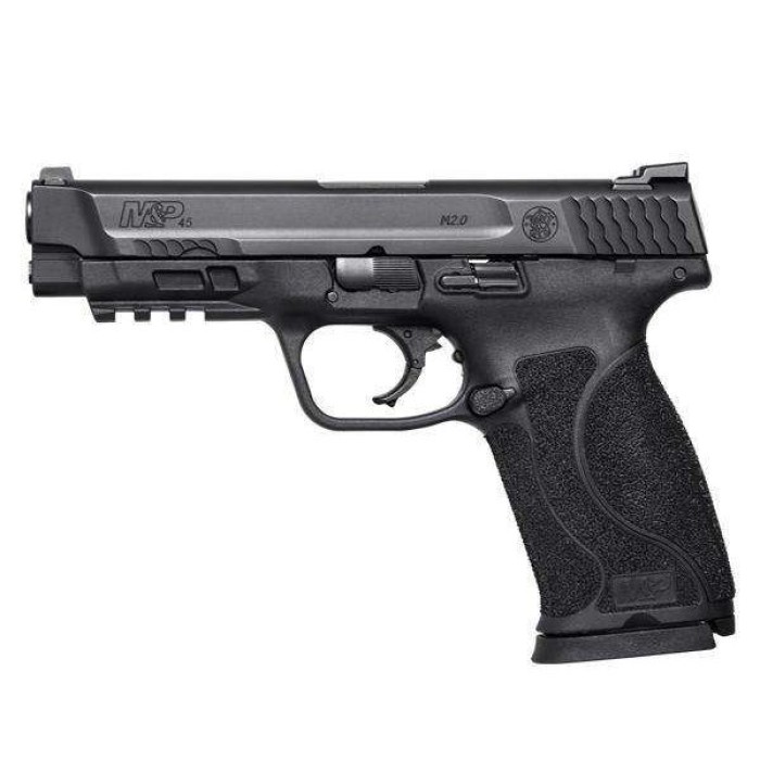 S&W LE M&P45 M2.0 Handgun 45 Auto 10Rd Magazine 4.6" Barrel Night Sights NO Magazine/Thumb Safety Used 11520U