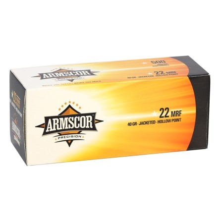 ARMSCOR .22 Magnum 40Gr JHP Ammo (FAC22M-1N-50018)