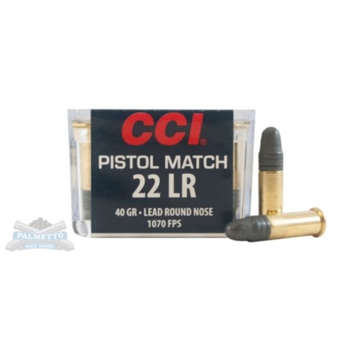 CCI .22 Long Rifle 40gr LRN Pistol Match Ammunition 50rds - 0051