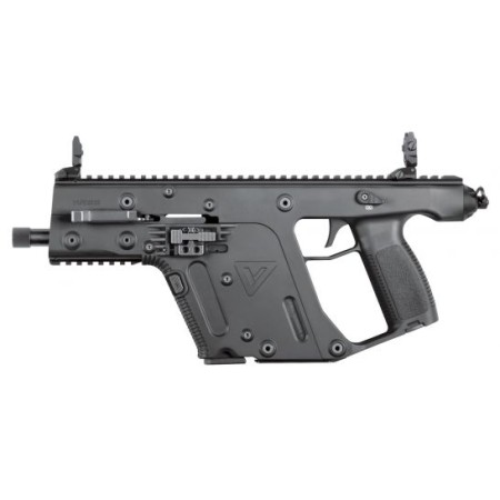 Kriss Vector Gen II SDP Black 9mm Parabellum 17+1 Semi Auto Closed Bolt Delayed Blowback Pistol - KV90-PBL20