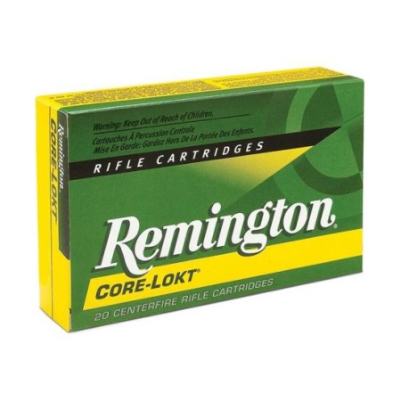 Remington Core-Lokt .25-06 100 Grain Core-Lokt Pointed Soft Point Centerfire Rifle Ammo, 20 Rounds, 21507