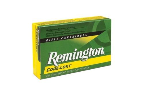 Remington Core-Lokt .25-06 100 Grain Core-Lokt Pointed Soft Point Centerfire Rifle Ammo, 20 Rounds, 21507