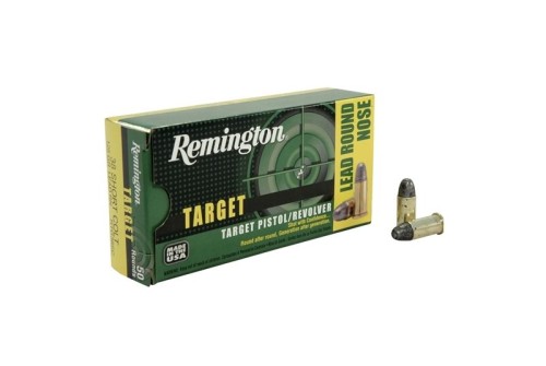 Remington Target 38Short Clt 125Gr Lead RN 50/10 047700424705 -