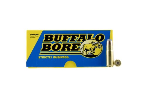 Buffalo Bore 458 SOCOM 400 grain Jacketed Flat Nose Rifle Ammo, 20/Box - 47D/20