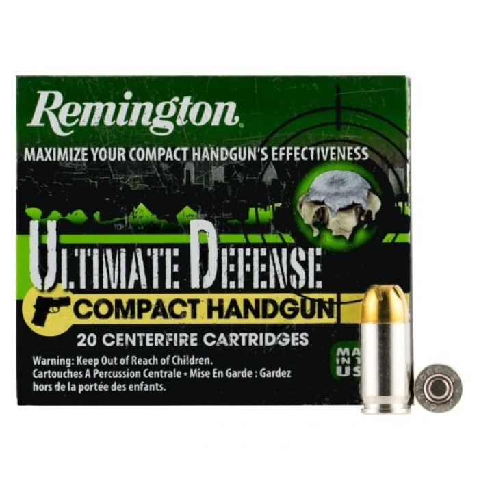 Remington Ultimate Defense .380 ACP, 102gr, JHP - 20 Rounds [MPN: 28964]