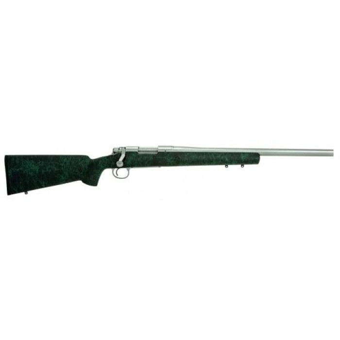 Remington Firearms 29663 700 5-R Bolt 308 Win/7.62 Nato 24" 4+1 Black W/Green Webbing Fixed HS Precision W/Aluminum Bedding Synthetic Stock Stainless Steel Receiver