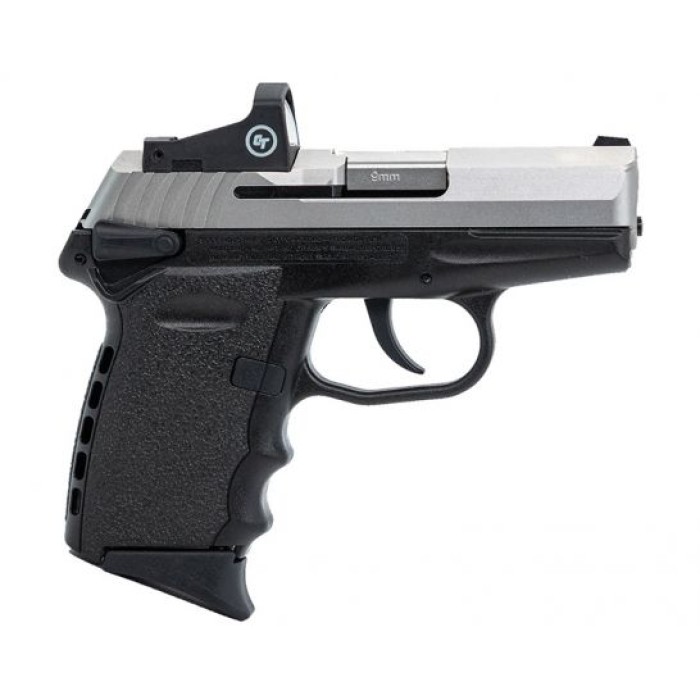 SCCY CPX-1RD 9mm Pistol, Black/Stainless - CPX-1TTRD