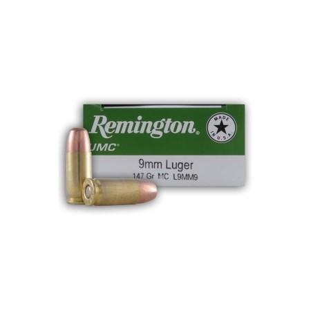 Remington Ammunition Subsonic 147 Metal Case 50Bx/10 - Brass Casing