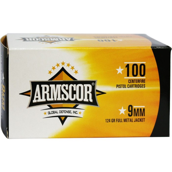 ARMSCORPRECISION 9MM LUGER AMMO