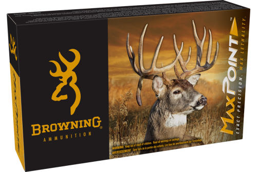 Browning MAXPOINT 243 WIN 95 Grain Maxpoint Brass Rifle Ammo, 20 Rounds, B192102432