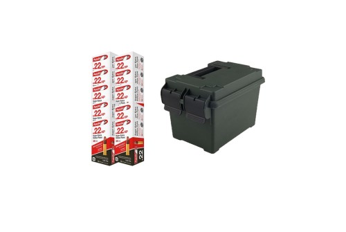 Super Extra High Velocity 22 Long Rifle Rimfire Ammo W/ Ammo Can 430105458