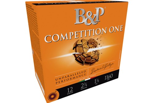 B&P Competition One 12 Ga, 2.75", 1 1/8 oz, 8 Shot, 250rd Case